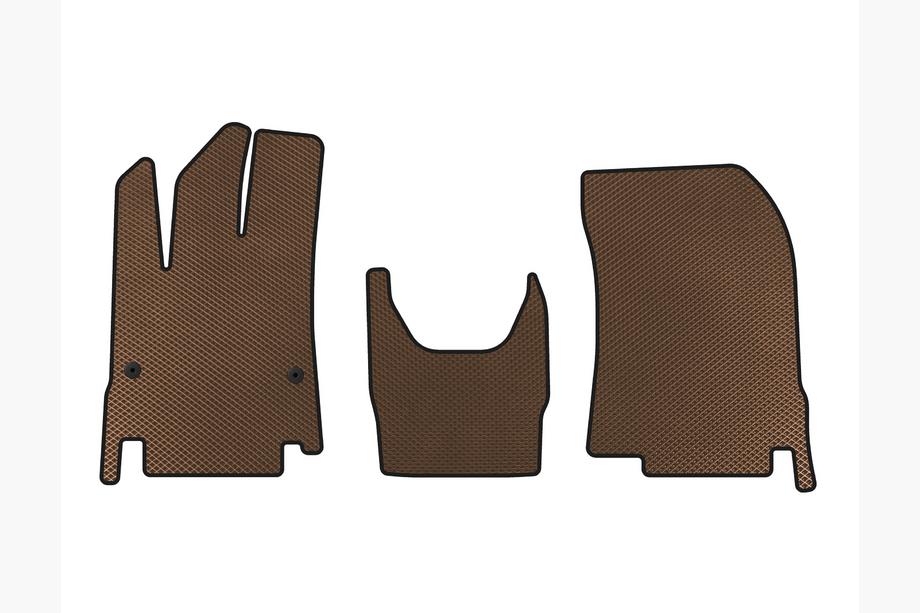 Peugeot Partner/Rifter 2019- гг. Коврики EVA (Коричневые) Image