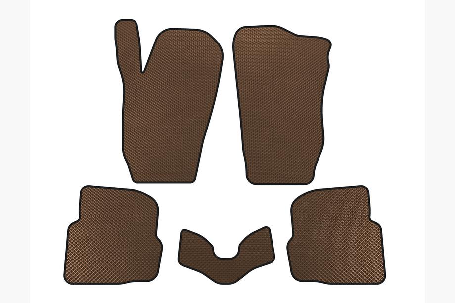 Seat Cordoba 2000-2009 гг. Коврики EVA (SD, Коричневые) Image
