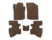 Toyota Aygo 2007-2014 гг. Коврики EVA (2007-2009, HB, 3-дверный, Коричневый) фото 1
