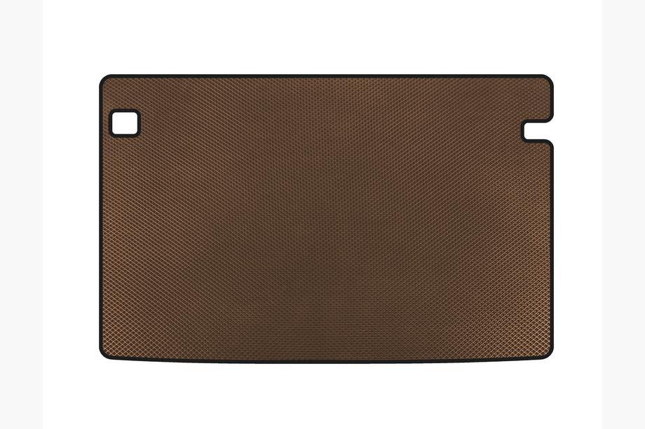 Citroen Berlingo/Multispace 2018- гг. Коврик в багажник EVA (Короткий, 5-местный, Коричневый) Image