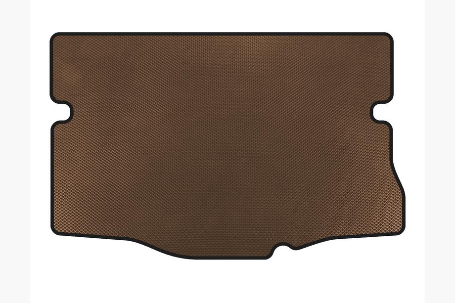 Honda FIT/Jazz 2014- гг. Коврик в багажник EVA (HB, Гибрид, Коричневый) Image