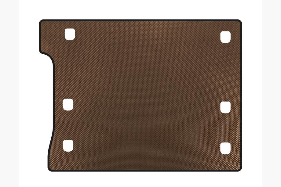 Jeep Wrangler 2018- гг. Коврик в багажник EVA (Rubicon Unlimited/5-дверный, Коричневый) Image