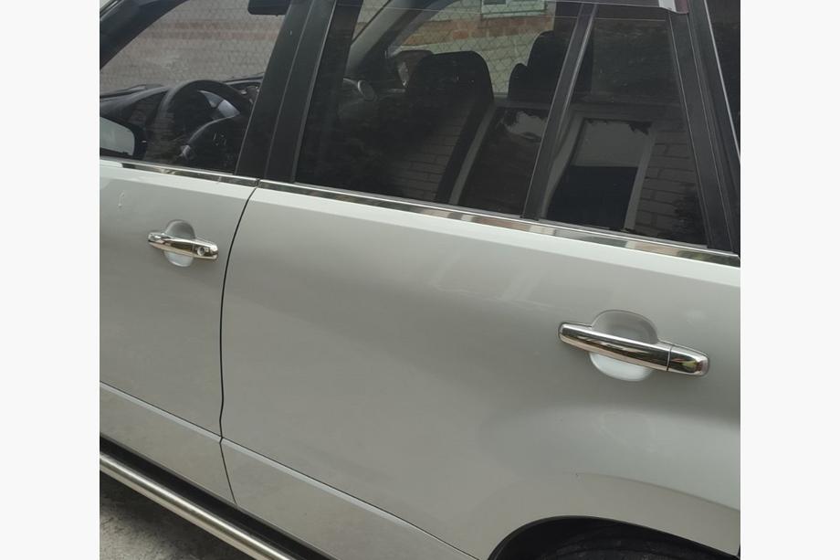 Suzuki Grand Vitara 2005-2017 гг. Хромированные Накладки на Ручки (5 шт, Нержавейка, без Датчика) Фото 1