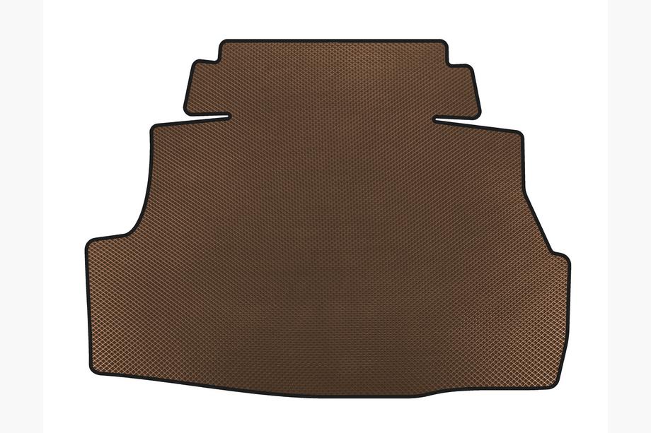 Nissan Almera N16 2000-2006 гг. Коврик в багажник EVA (SD, Коричневый) Image