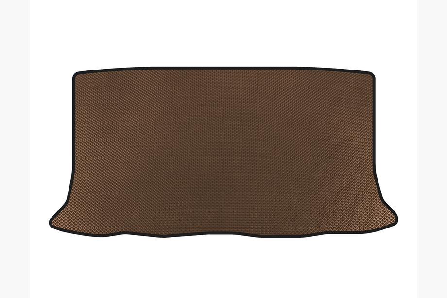Nissan Micra K12 2003-2010 гг. Коврик в багажник EVA (HB, Коричневый) Image