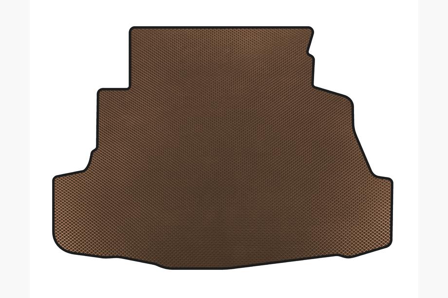 Nissan Primera P12 2002-2007 гг. Коврик в багажник EVA (SD, Коричневый) Image