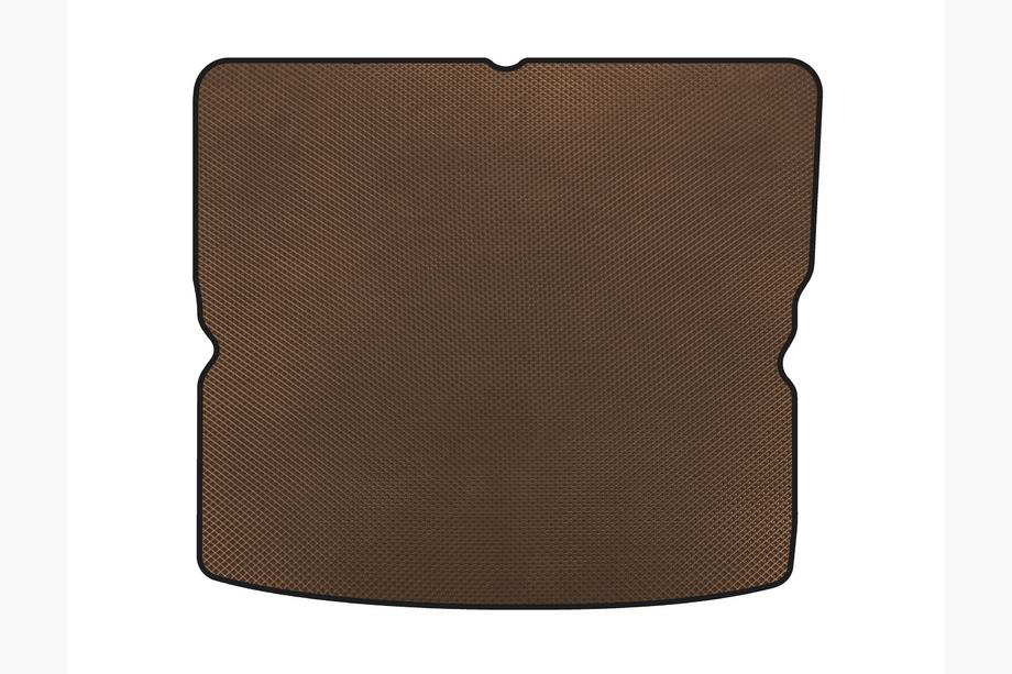 Opel Zafira B 2005-2011 гг. Коврик в багажник EVA с заходом на 3 ряд, Коричневый Image