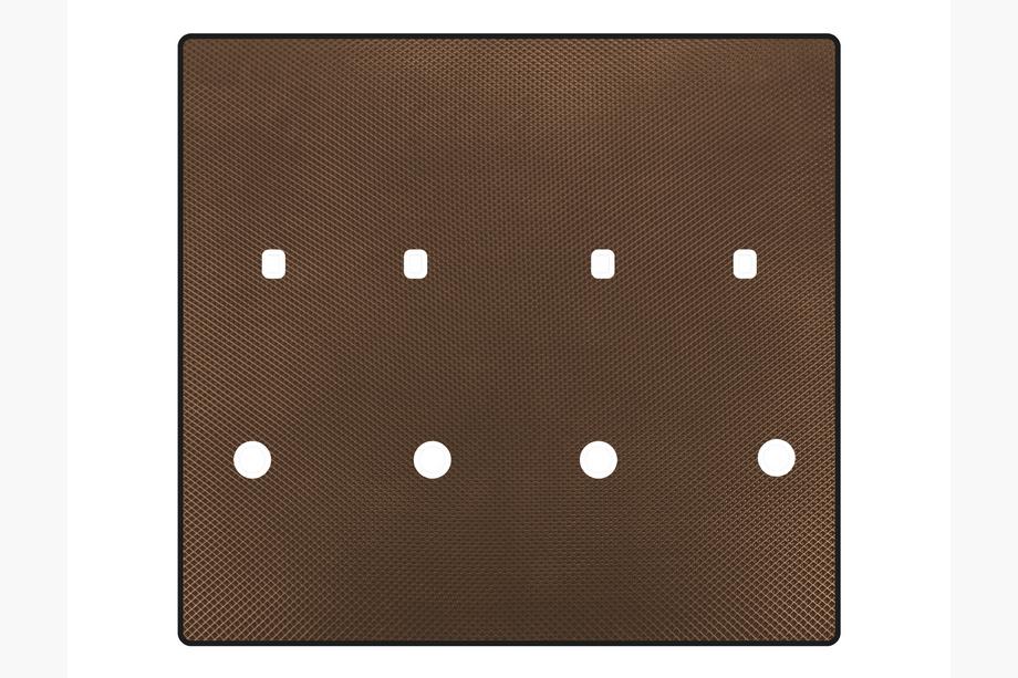 Peugeot Partner/Rifter 2019- гг. Коврик в багажник EVA (Длинная база, Коричневый) Image