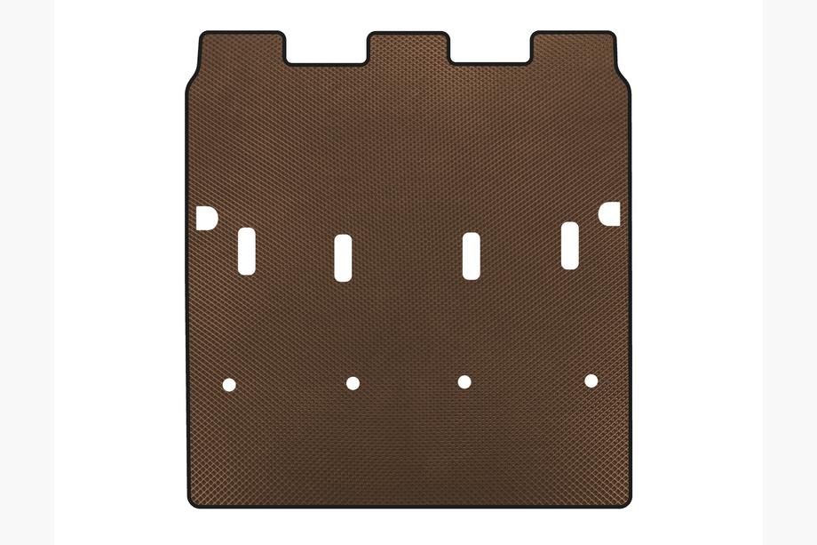 Peugeot Partner/Rifter 2019- гг. Коврик в багажник EVA (7-местный/Длинная база, Коричневый) Image