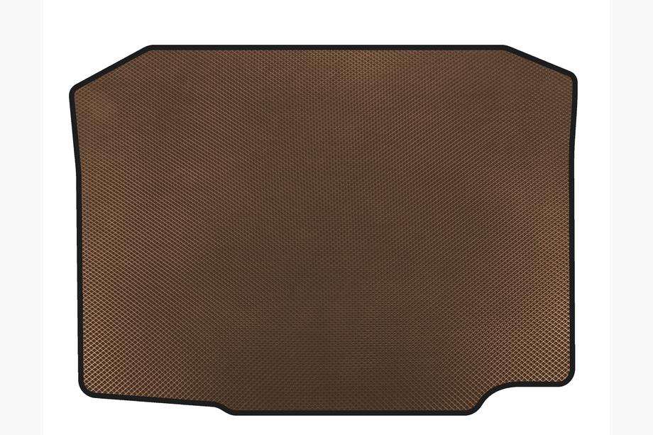 Seat Ibiza 2010-2017 гг. Коврик в багажник EVA (2010-2012, HB, 5-дверный, Коричневый) Image