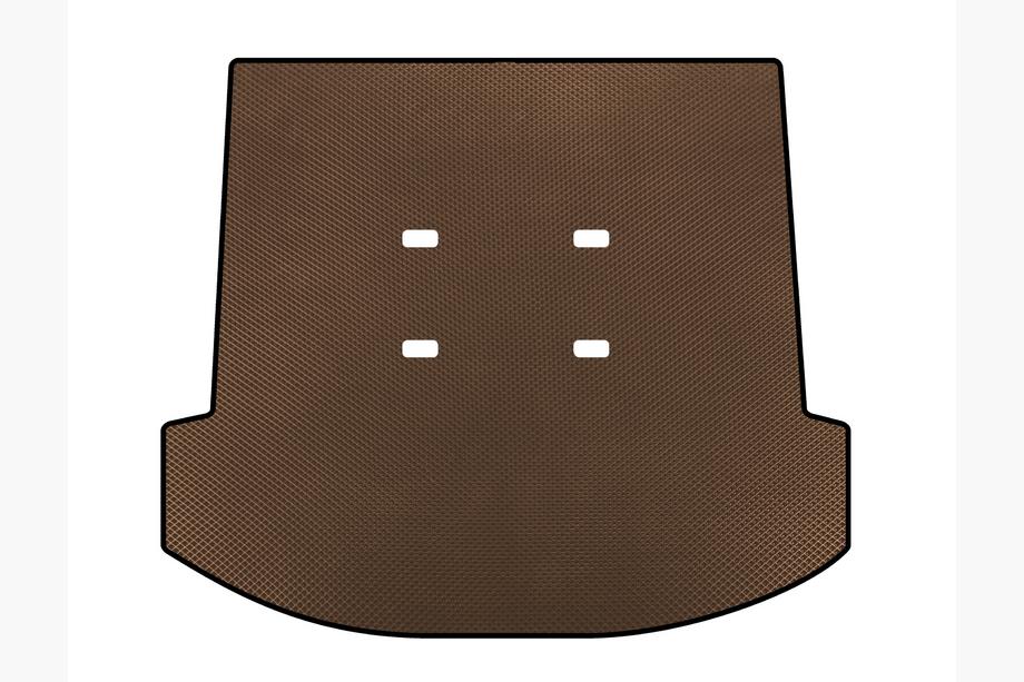 Toyota Fortuner 2006-2015 гг. Коврик в багажник EVA (Коричневый) Image