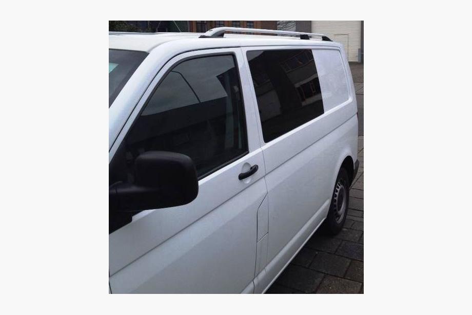 Volkswagen T5 2010-2015 гг. Рейлинги CROWN (серый мат) Длинная База Фото 12