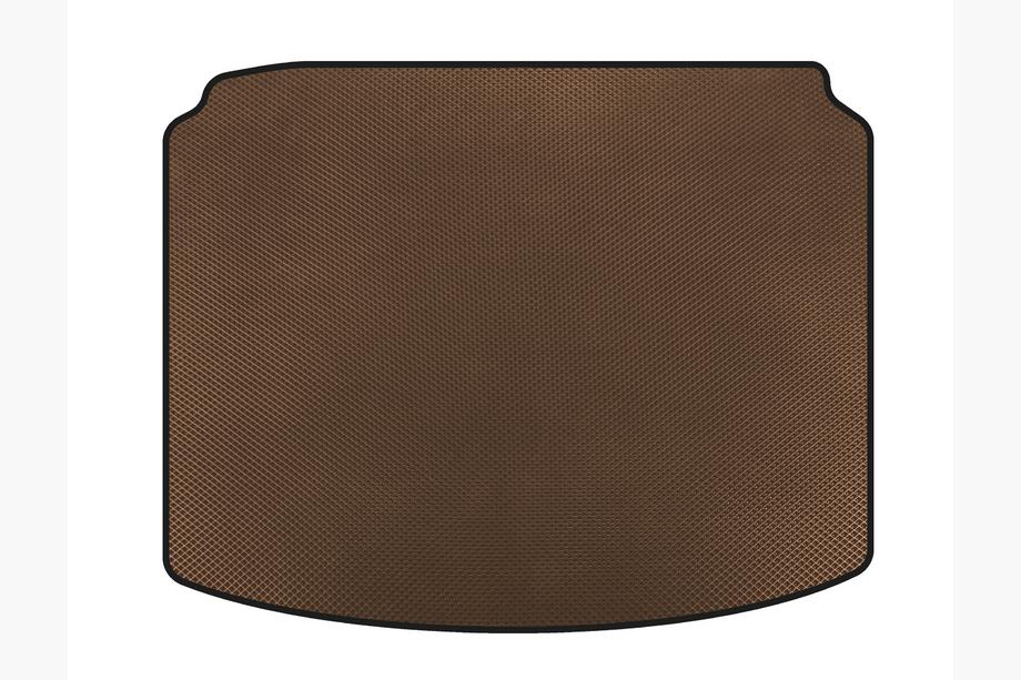 Citroen C-4 2004-2010 гг. Коврик в багажник (HB, 5-дверный, Рестайлинг, Коричневый) Image