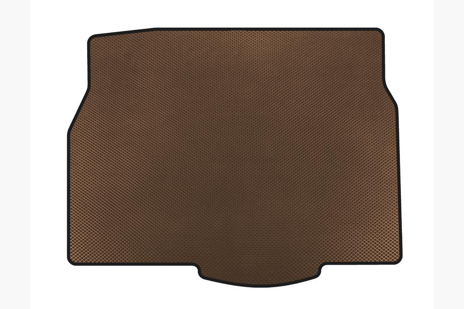 Opel Astra H 2004-2013 гг. Коврик в багажник (2007-2013, HB, 5-дверный, Коричневый) Image