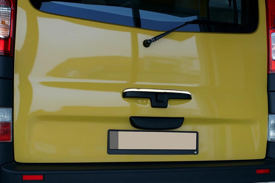 Хромированная накладка на заднюю ручку (верхняя, нержавейка) Image