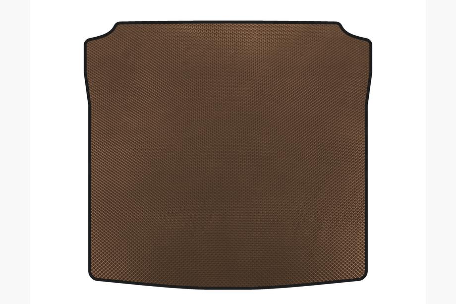 Seat Ibiza 2010-2017 гг. Коврик в багажник (2010-2012, SW, Коричневый) Image