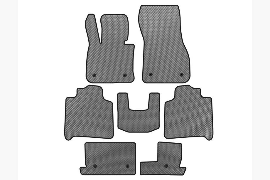 BMW 2 серия Active Tourer F45/F46 2014-2021 гг. Коврики EVA (Для F46, 3 ряда, Серый) Image