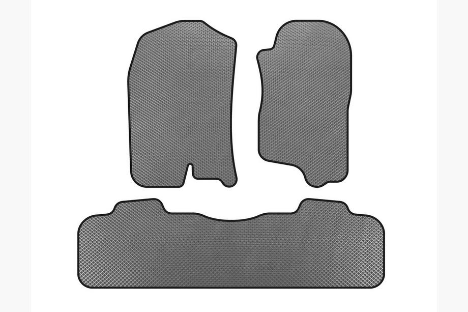 Chevrolet Tahoe 2007-2014 гг. Коврики EVA (2 ряда, 2007-2014, Серый) Image
