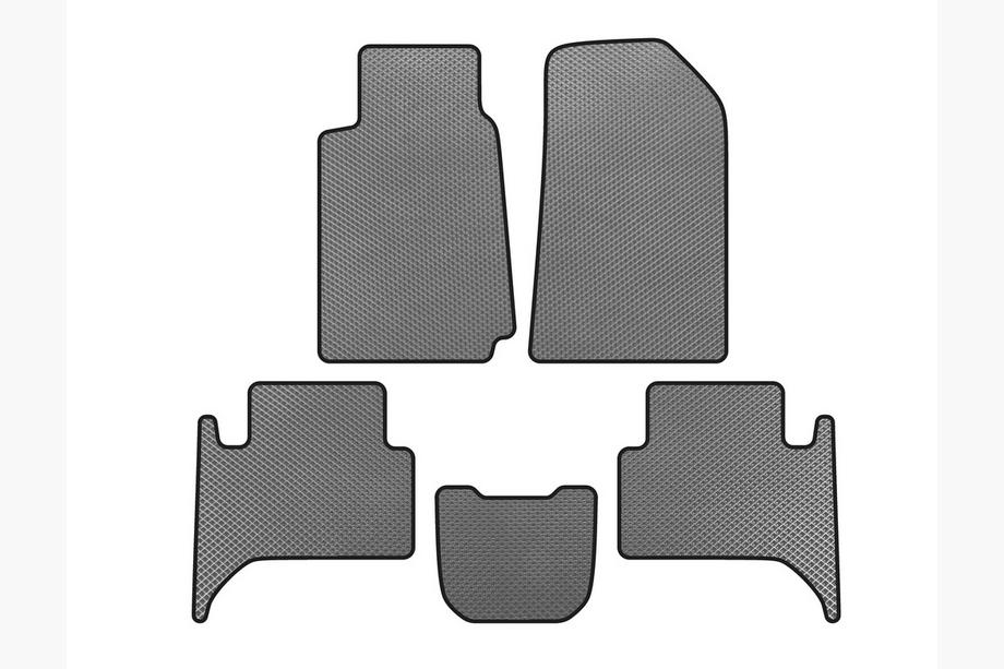 Chevrolet Trailblazer 2012-2019 гг. Коврики EVA (2 ряда, Серые) Image