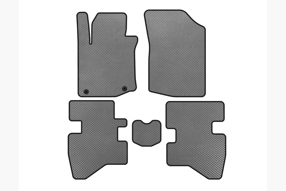 Citroen C-1 2005-2014 гг. Коврики EVA (HB, Серый) Image
