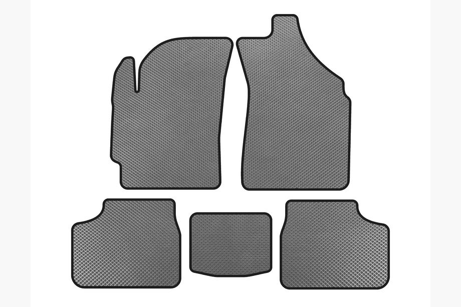 Daewoo Matiz 1998-2008 гг. Коврики EVA (Серый) Image