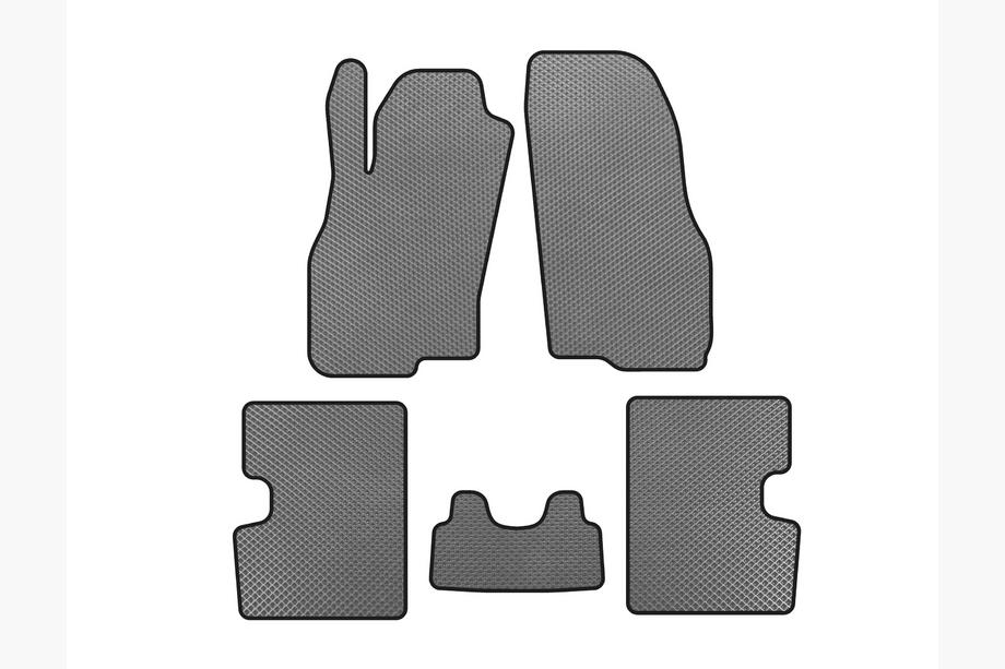 Fiat Punto Grande/EVO 2006-2018 гг. Коврики EVA (HB, 5-дверный, До рестайлинга, Серый) Image