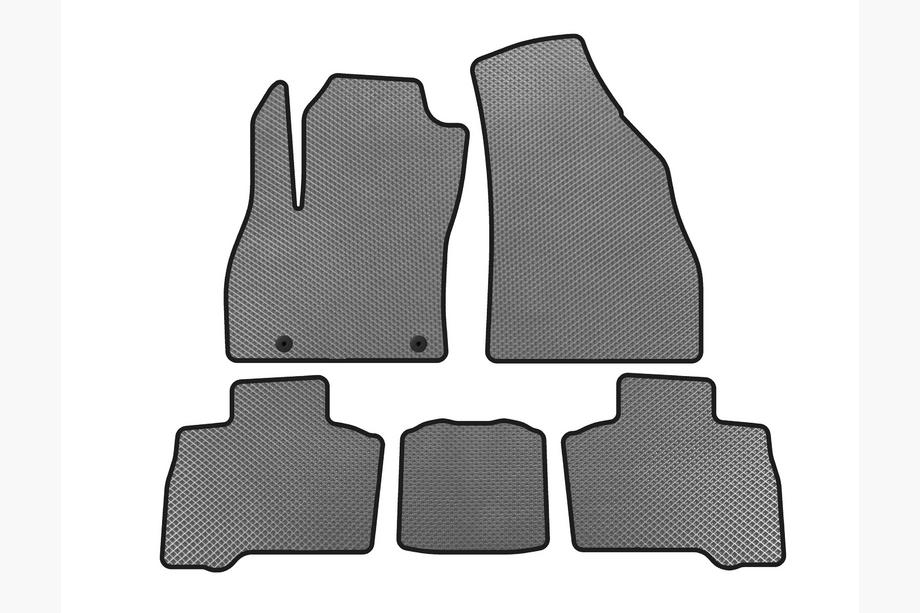 Fiat Fiorino/Qubo 2008-2024 гг. Коврики EVA (для Qubo, 2016+, Серый) Image