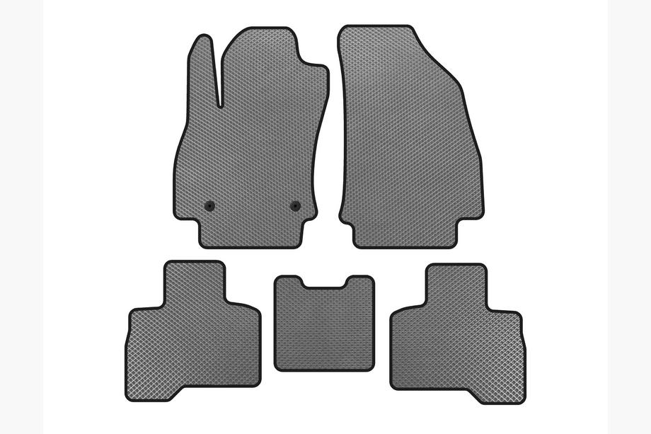 Fiat Fiorino/Qubo 2008-2024 гг. Коврики EVA (Для Qubo 2008-2016, Серый) Image