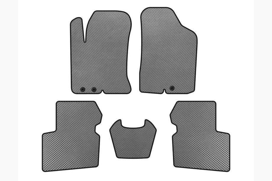 Kia Cerato 2 2010-2013 гг. Коврики EVA (SD, Серый) Image