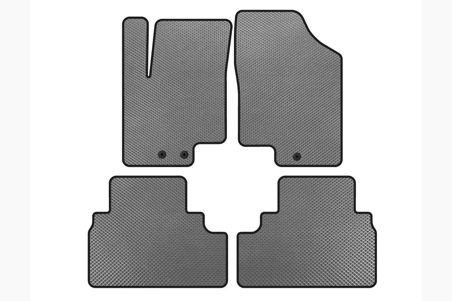 Kia Venga 2010-2019 гг. Коврики EVA (Серый) Image