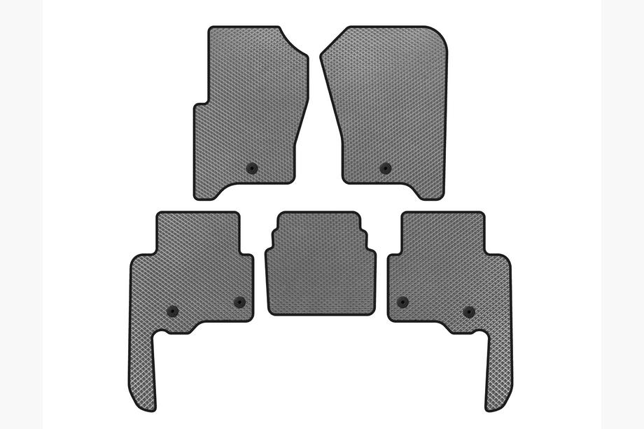Land Rover Discovery IV 2009-2017 гг. Коврики EVA V2 (Серый) Image