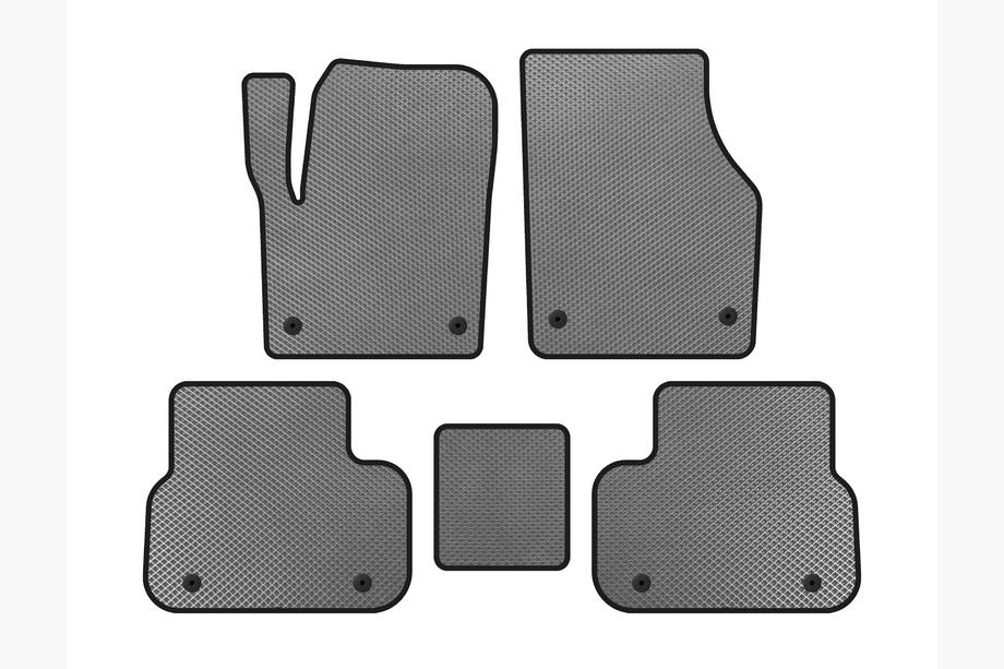 Land Rover Discovery Sport 2014- гг. Коврики EVA (2014-2019, 2 ряда, Серые) Image