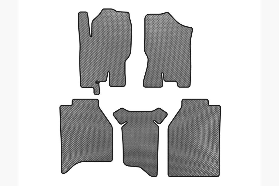 Nissan Navara 2006-2015 гг. Коврики EVA (Серый) Image