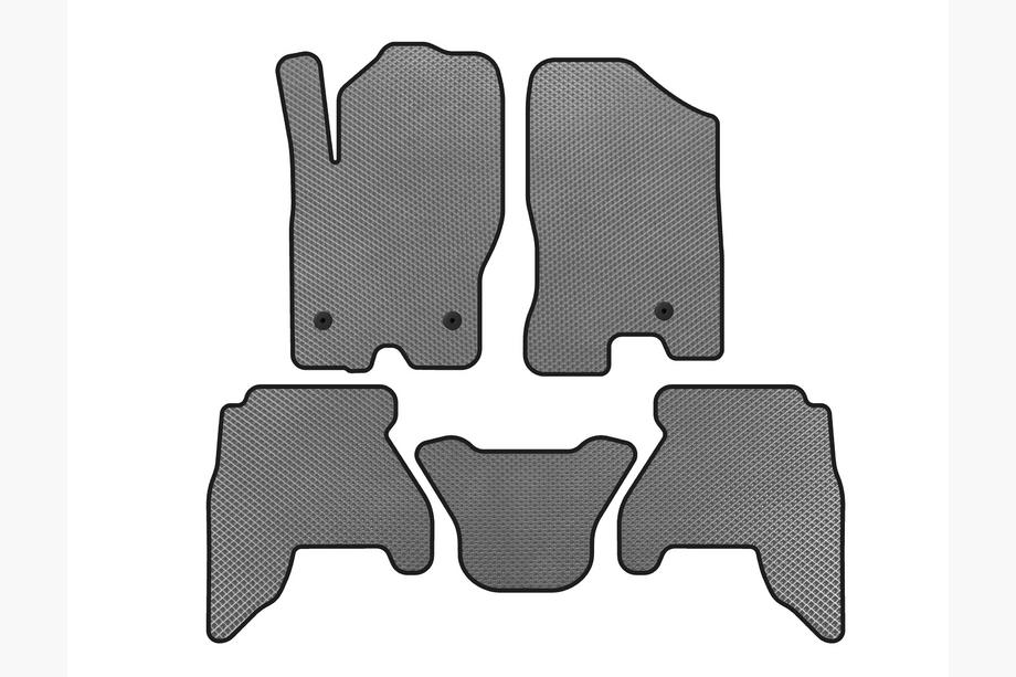 Nissan Pathfinder R51 2005-2014 гг. Коврики EVA (2 ряда, Серые) Image