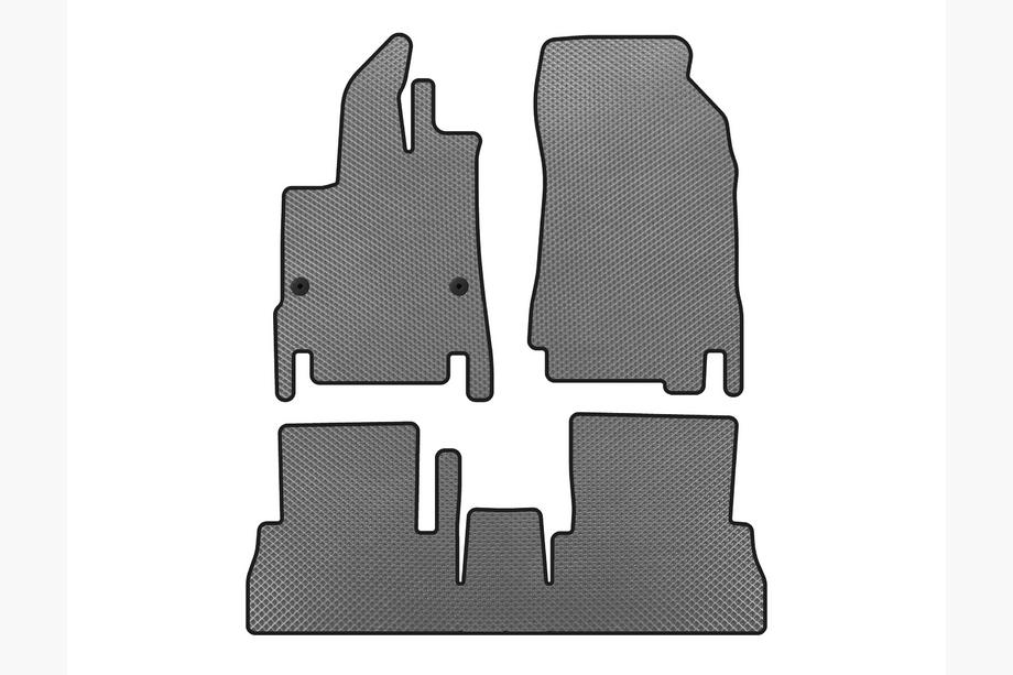 Peugeot Partner/Rifter 2019- гг. Коврики EVA (7-местный/Длинная база, Серый) Image