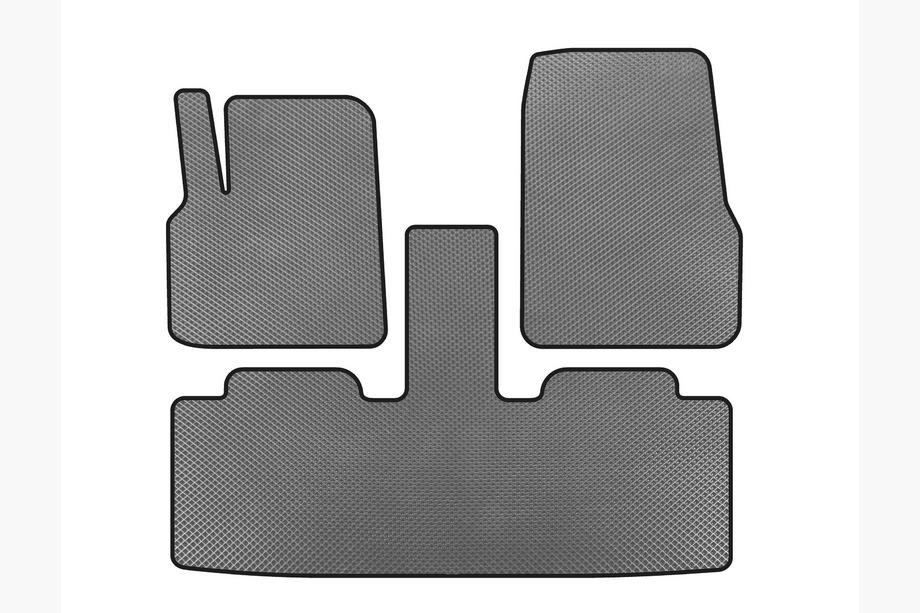 Renault Espace 2002-2014 гг. Коврики EVA (2 ряда, 7-местный, Серый) Image