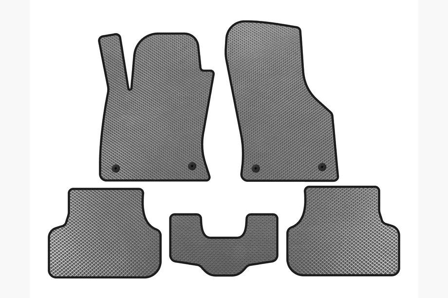 Seat Leon 2013-2020 гг. Коврики EVA (2013-2016, SW, Серый) Image