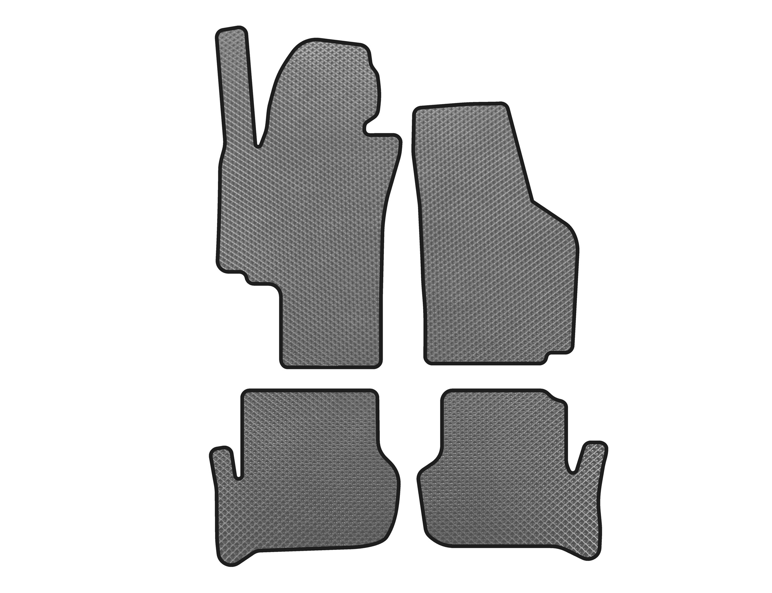 Килимки EVA (Сірий) для Seat Toledo 2005-2012 рр