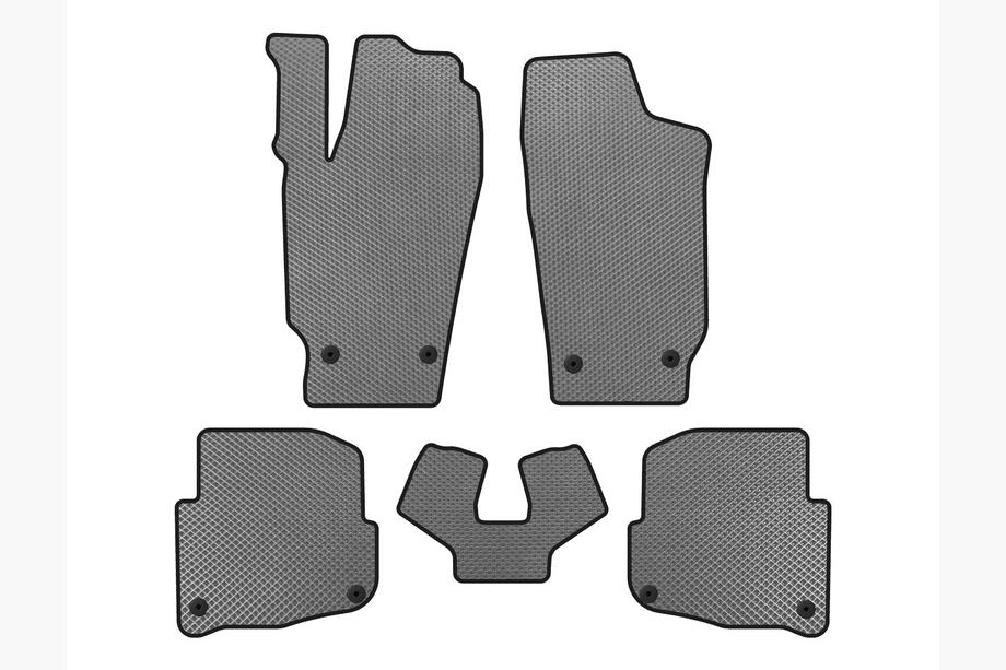 Skoda Fabia 2000-2007 гг. Коврики EVA (SD, Серый) Image