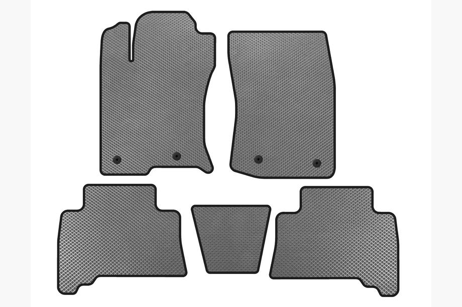 Toyota 4Runner 2009-2024 гг. Коврики EVA (2009-2014, Серый) Image