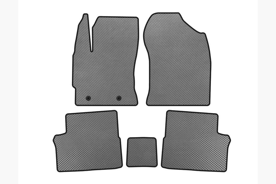 Toyota Auris 2012-2018 гг. Коврики EVA (Серый) Image