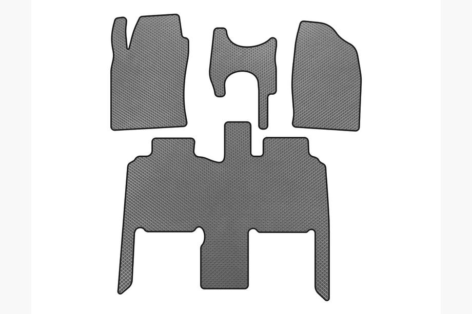 Toyota Previa 2000-2006 гг. Коврики EVA (Серый) Image