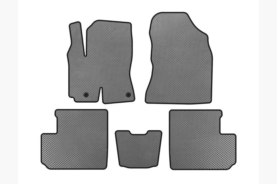 Toyota Rav 4 2001-2005 гг. Коврики EVA (Серый) Image