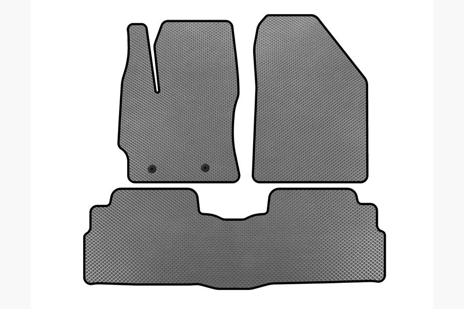 Toyota Verso 2009–2018 гг. Коврики EVA (2 ряда, 7-местный, Серый) Image