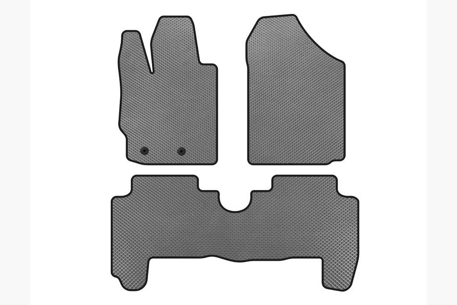 Toyota Yaris 2006-2011 гг. Коврики EVA (HB, 5-дверный, Серый) Image