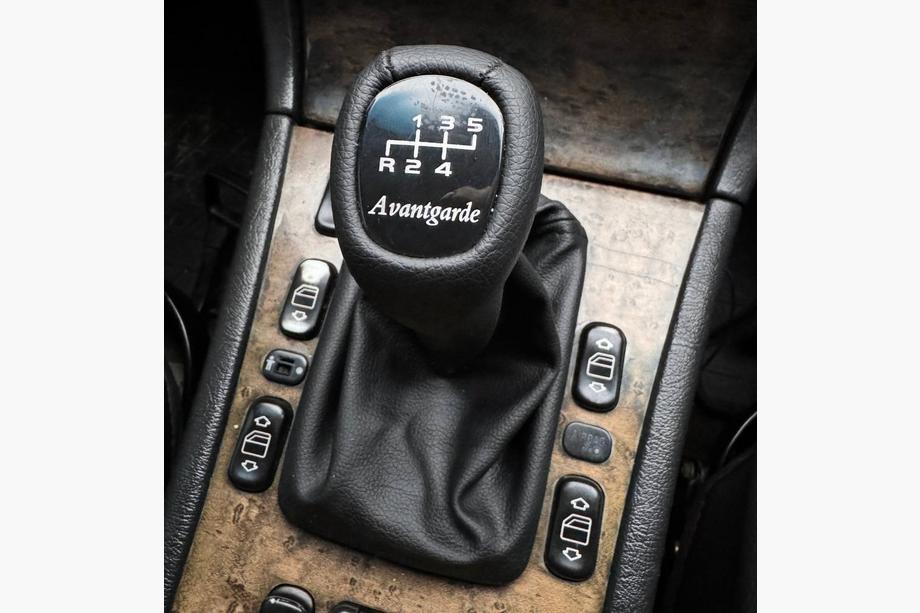 Mercedes E-class W210 1995-2002 гг. Чехол и ручка КПП с рамкой (avantgarde) 6-ступка Фото 10