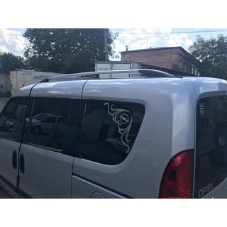 РАСПРОДАЖА!!! Рейлинги Серый Металлик (Пластиковые Ножки) Opel Combo 2012-2018 гг. фото 4