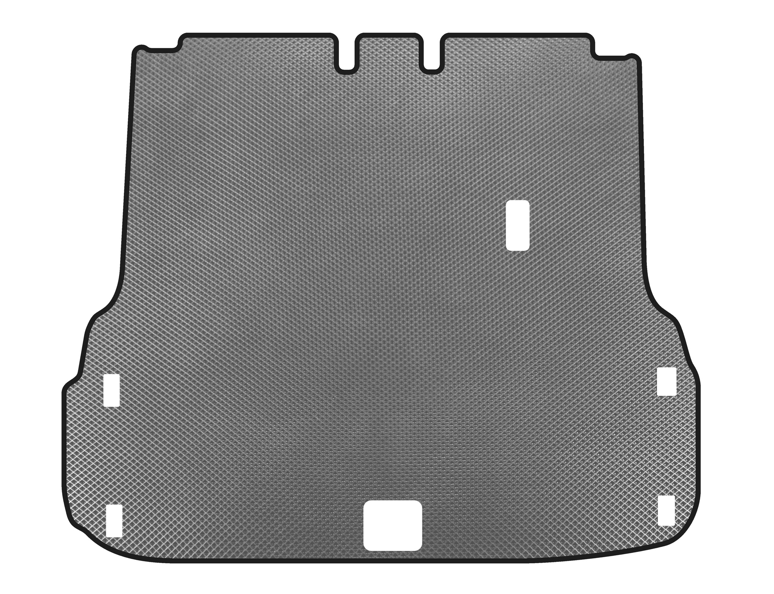 Килимок в багажник EVA (Сірий) для Nissan Pathfinder R52 2012-2021 рр