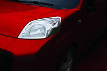 Накладки на Фары (2 шт., Нержавеющая Сталь) фото 1