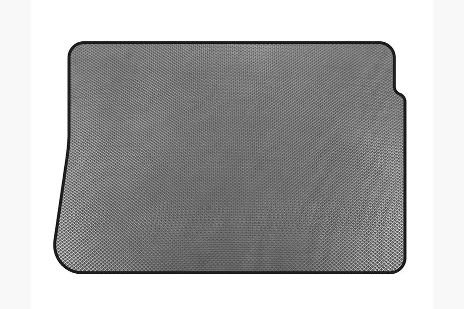 Renault Megane II 2004-2009 гг. Коврик в багажник (2006-2009, HB, 5-дверный, Серый) Image